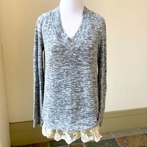 Miss Chievous Grey long length sweater